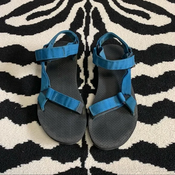 Teva Original Universal Urban Sandals Blue Size 8 - Picture 4 of 9